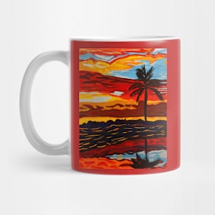 Sunset Palms By Scott Hulderson Mug